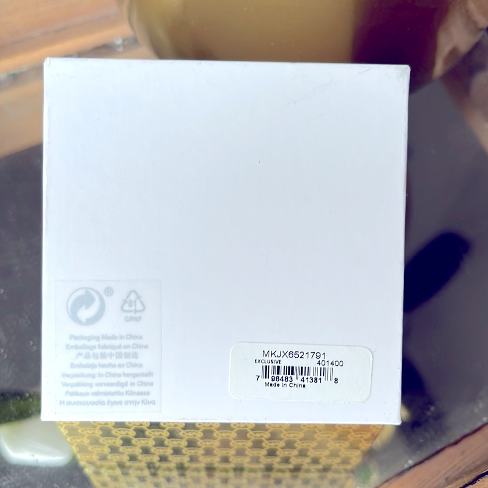 MICHAEL KORS Gold Bangle Bracelet w/Pave MK Logo • Gift Box 🎁 - Picture 10 of 10